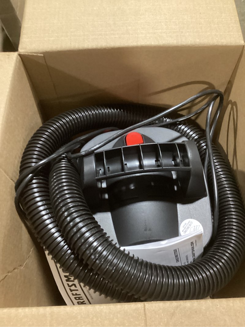 Condition photo showing Good Condition for CRAFTSMAN CMXEVBE17250 2.5 Gallon 2.5 Peak HP Wet Dry Vac, Portable Shop Vacuum Wet and Dry with Filter Bag, Hose and Attachments for Cleaning in The Home