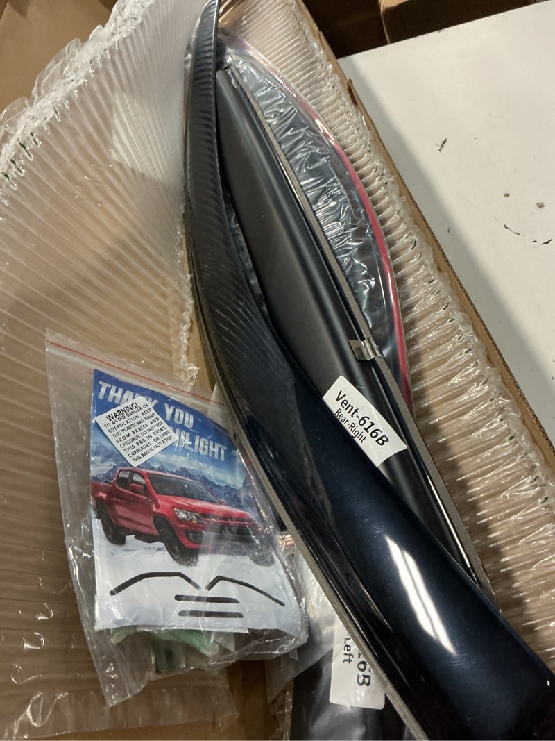 Condition photo showing Good Condition for nilight window rain guards smoke tint, car window shade for rain/snow, reduce wind noise, car wash safe honda crv 2023-2026