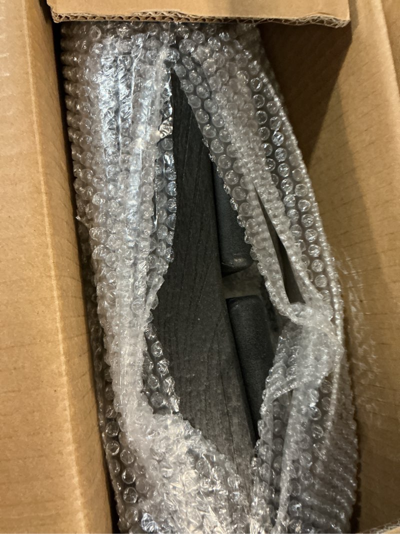 Condition photo showing Good Condition for KINGYES Adjustable Folding Adirondack Chair, 3-Position Reclining Adirondack Chairs with Cup Holder, HDPE All-Weather Oversized Adirondack for Outdoor, Patio, Backyard Deck, Fire Pit, Black 1 Pack Black