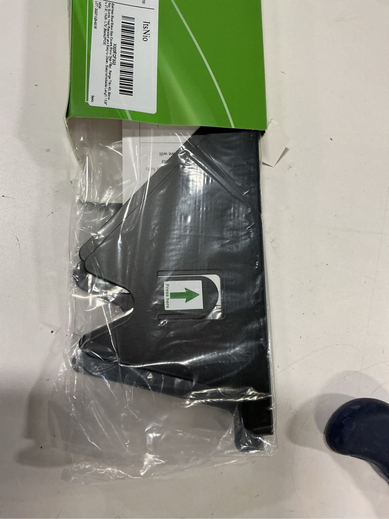 Condition photo showing New/Like New for Stainless Steel Stove Gap Covers,Stove Gap Filler, Range Trim Kit, Stove Gap Guards, Heat Resistant and Easy to Clean, Easy retractable Length 13.8\" to 27.5\", Width 0.79\",Black(2PCS) 27.5 inch Black