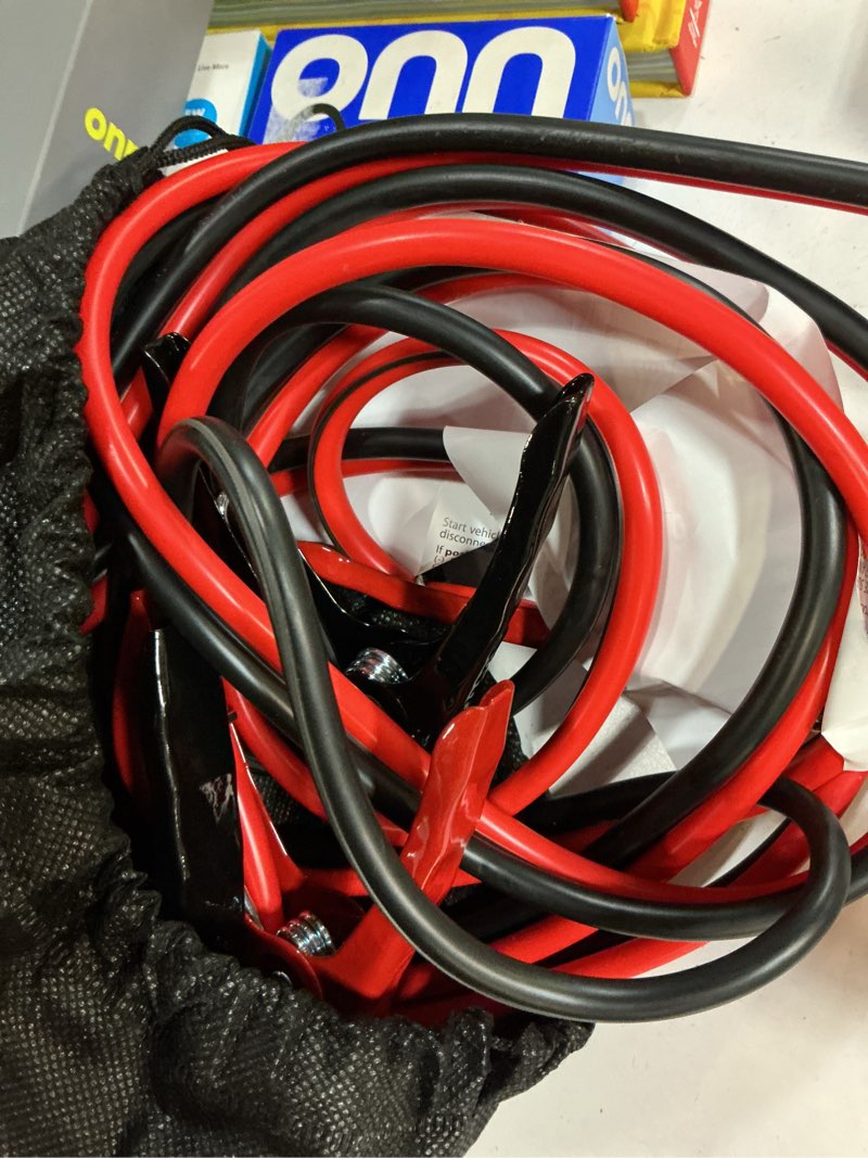 Condition photo showing Good Condition for everstart 12-foot 8-gauge heavy duty booster cables, 165 amps