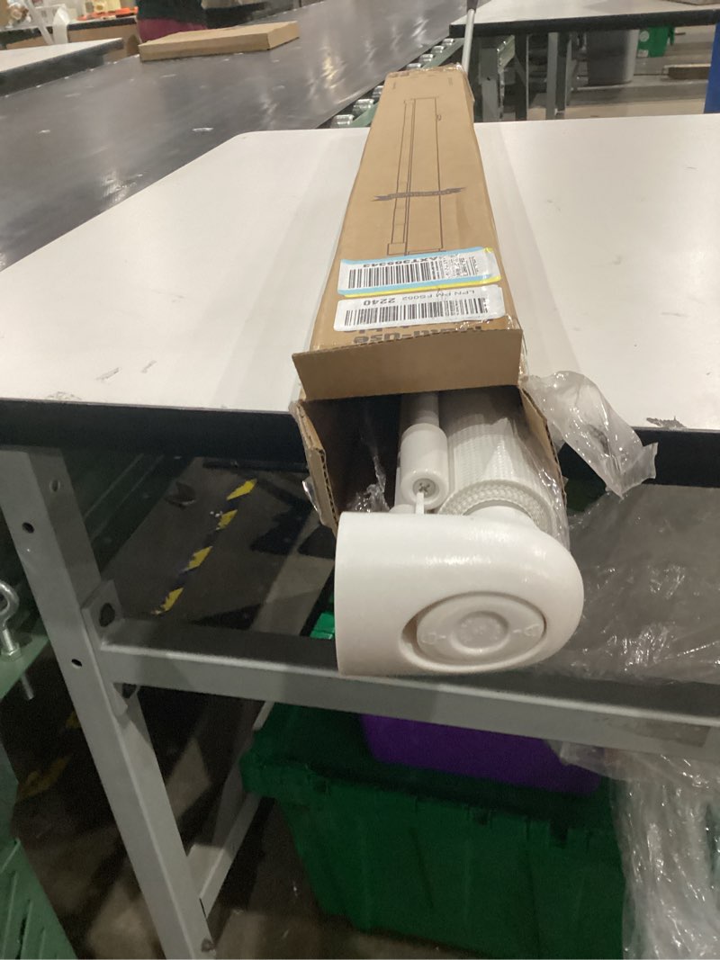 Condition photo showing Good Condition for retractable baby gates for doorways, mesh dog gate for stairs, pet gate indoor, extends to 55" wide 33" tall, safety toddlers gates for hallways, indoor & outdoor use, white white 33'' tall x 55'' wide