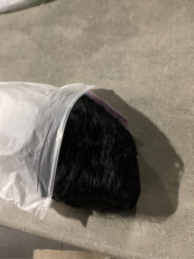 Condition photo showing Good Condition for OYM HAIR Short Human Hair Wigs for Black Women Pixie Cut Wig Human Hair for Black Women Brazilian Virgin Human Hair Full Made Wigs for Women Slight Curly 1B Color 1B Slight Curly