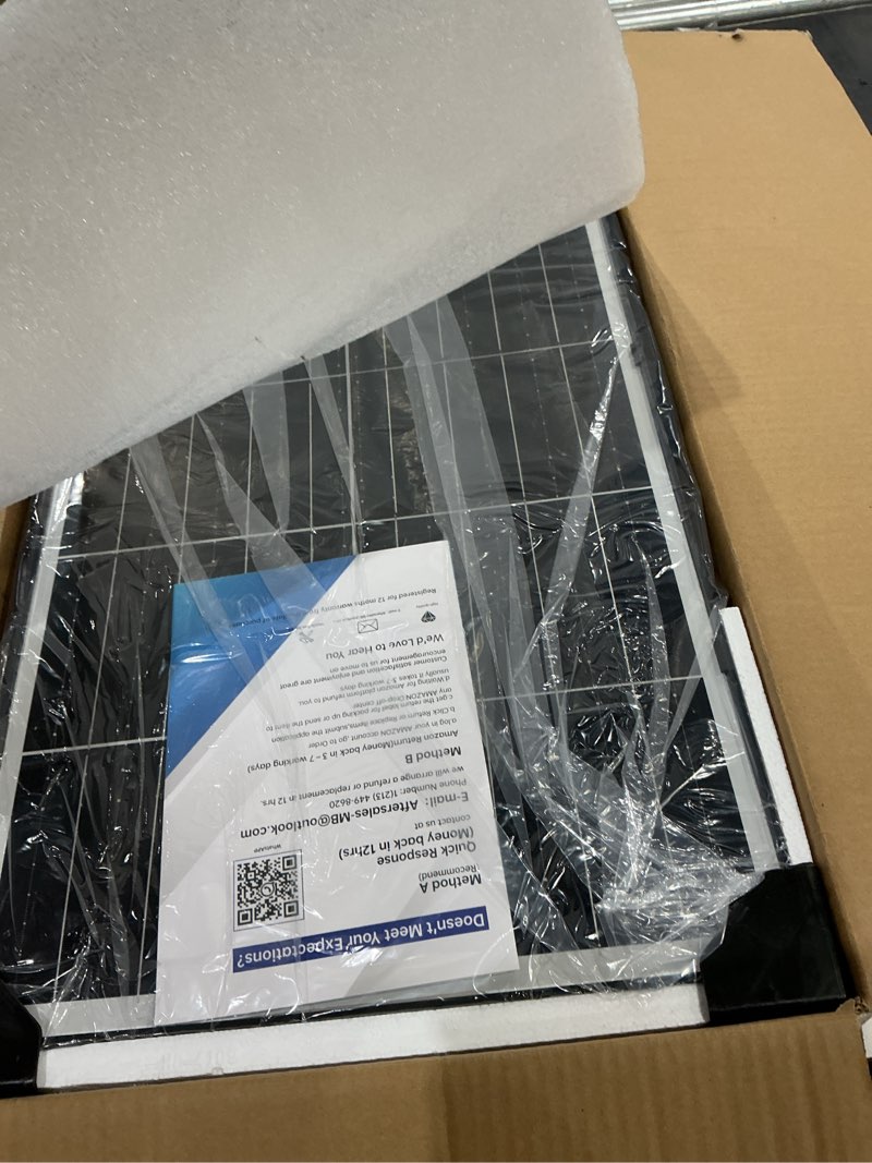 Condition photo showing New/Like New for gefolly 1500w solar street lights outdoor, wide angle 216000lm commercial parking lot light dusk to dawn, 6500k solar lamp ip67 waterproof solar flood light with remote control for garden, yard, road