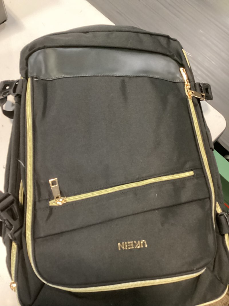 Condition photo showing Good Condition for ukein laptop backpack for women with large capacity cup pocket, 17 inch work purse travel bag for teacher nurse, waterproof computer business back pack, cute bookbag for school college, black black 17.3 inch