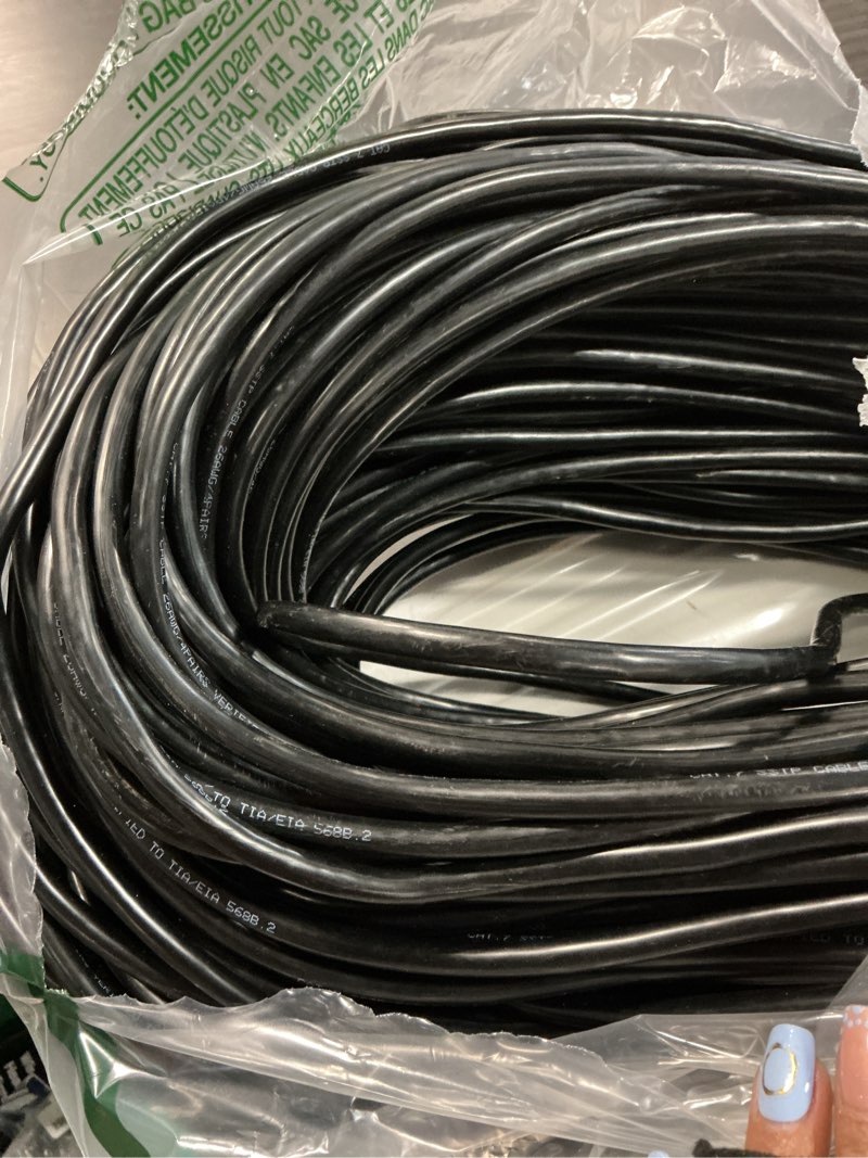 Condition photo showing Good Condition for xxone 400ft cat 7 ethernet cable - 26awg heavy-duty, 10gbps speed, 600mhz bandwidth, sftp shielding, waterproof & direct burial - outdoor lan cable for high-speed networking (rj45 connector)
