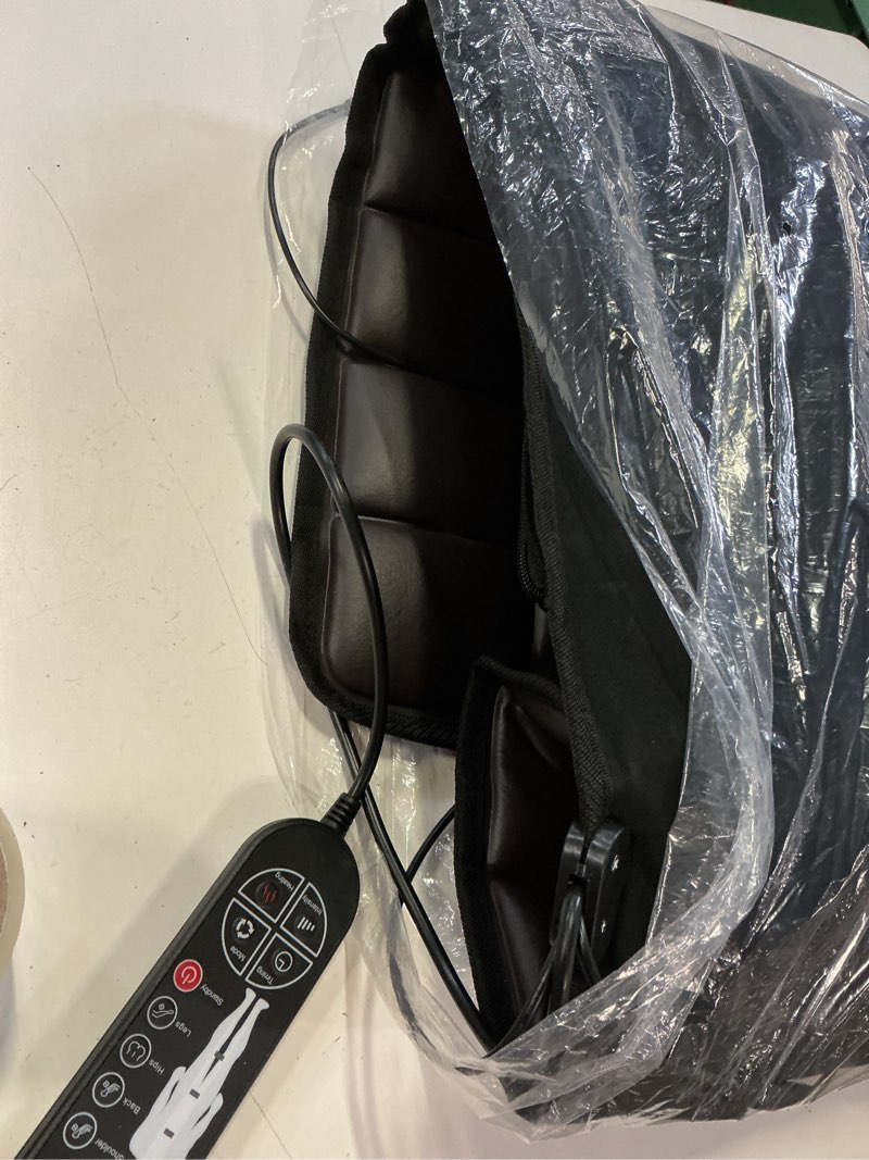 Condition photo showing Good Condition for cili full body massage mat with heat, vibration back massage pad, full body massager for bed chair sofa, massage mattress pad 3701s