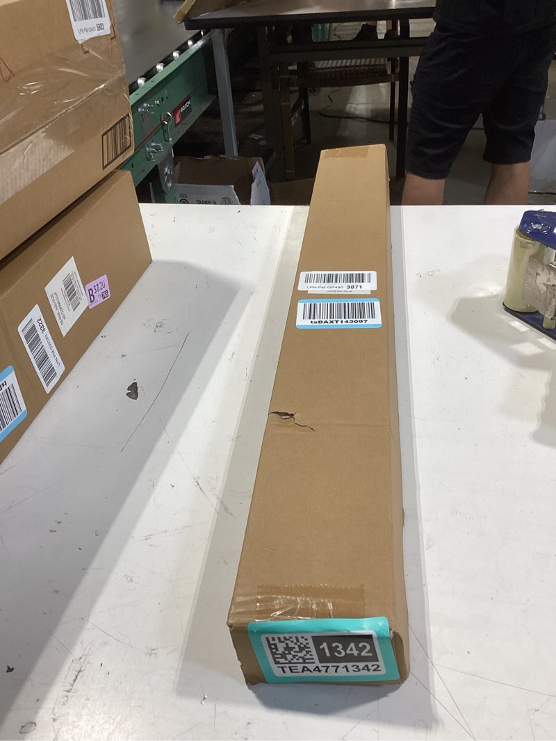 Condition photo showing New/Like New for lazblinds no drill blinds for indoor windows, blackout roller shades, cordless window blackout blinds, thermal insulated fabric uv protection for home and office, 28.5" w x 48" h, white blackout-white 28.5" w x 48" h