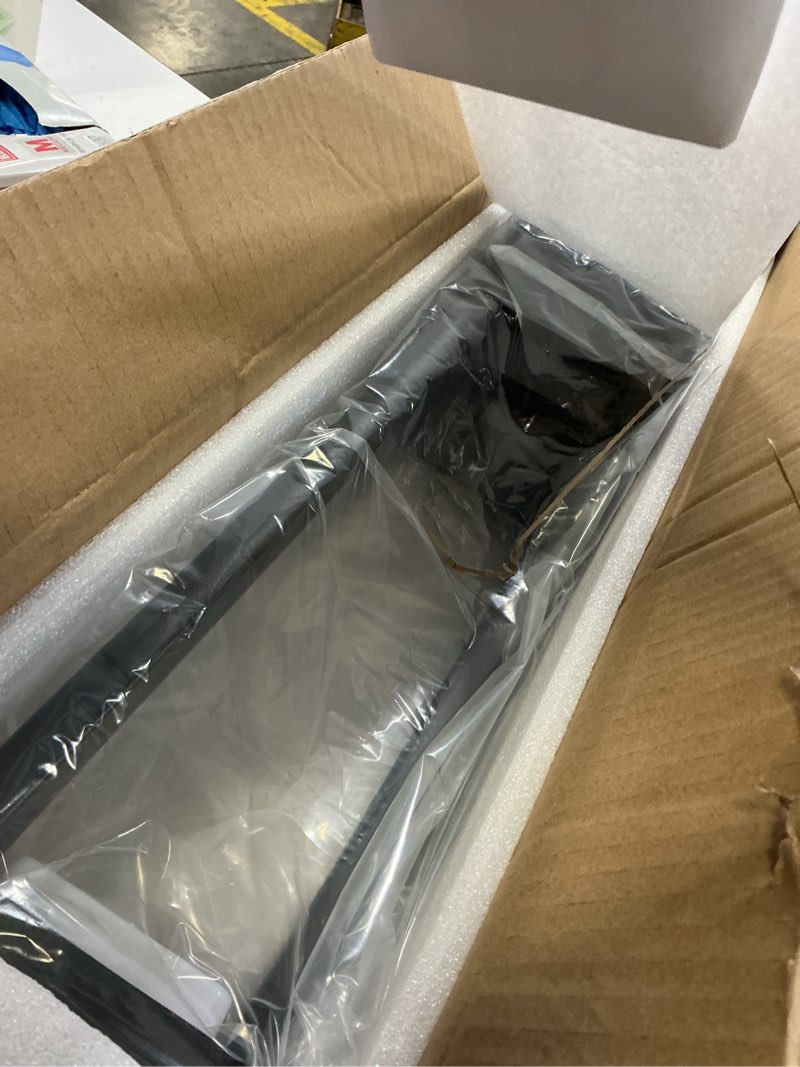 Condition photo showing Good Condition for outdoor path lighting fixture 23.62in outdoor landscape pathway light black aluminum modern lawn floor light with 3000k led bollard lighting outside housing waterproof post lantern for patio entrance 60cm