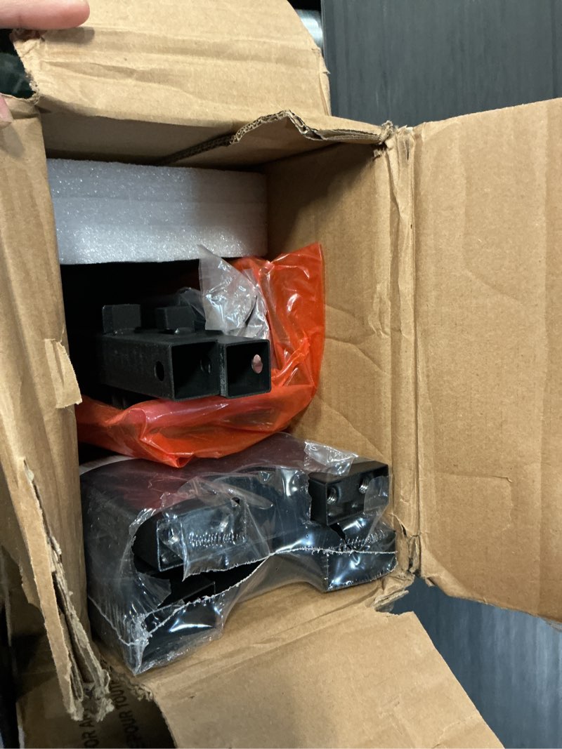 Condition photo showing As Is for 3 inch low queen bed frame heavy duty metal platform, no box spring needed, easy assembly mattress foundation, no noise, black queen 3 inch