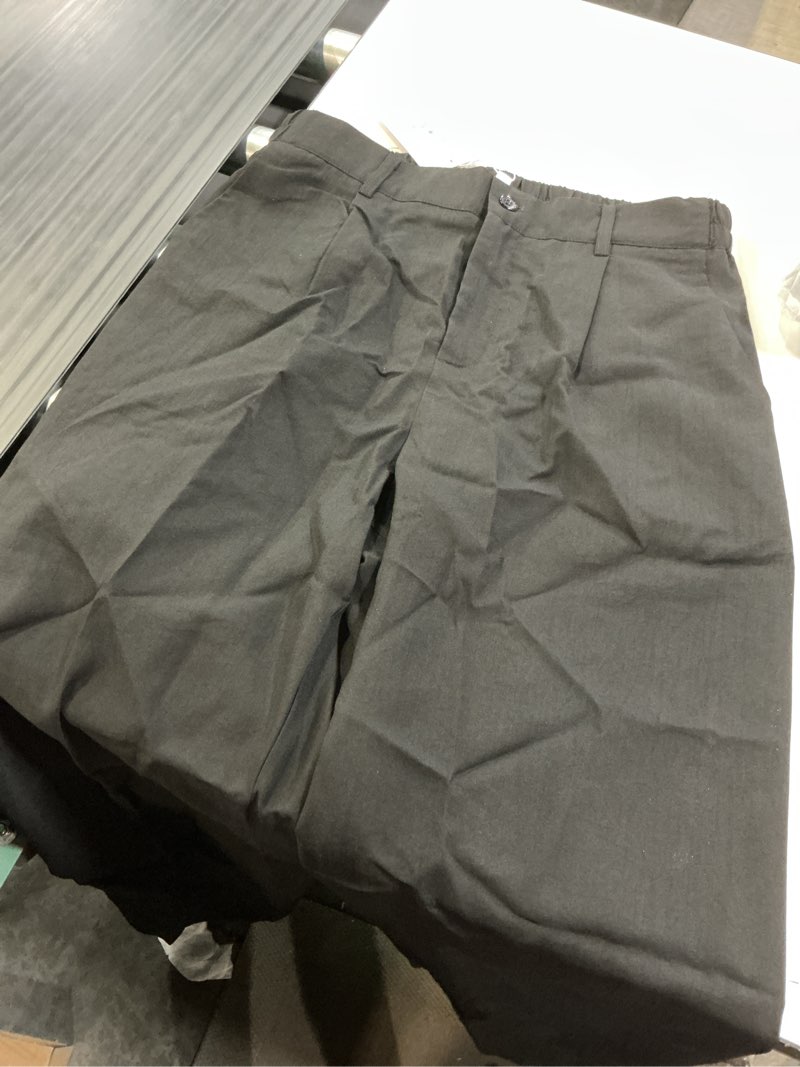 Condition photo showing Good Condition for womens casual wide leg pants high waisted button down straight long trousers palazzo pants medium