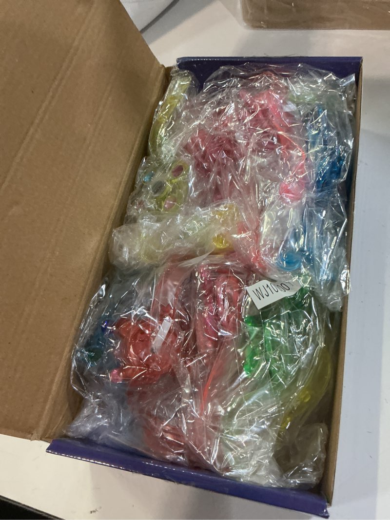 Condition photo showing New/Like New for scione 24 pack led light up fidget spinner bracelets, glow in the dark party favors for kids 4-8 8-12, treasure box toys, birthday gifts, carnival prizes, goodie bags stuffers