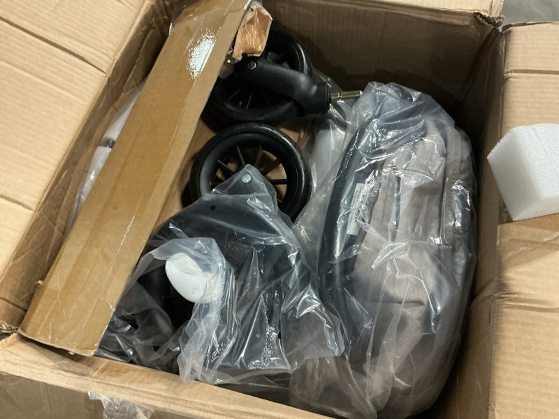 Condition photo showing Good Condition for Evenflo Pivot Modular Travel System with LiteMax Infant Car Seat with Anti-Rebound Bar (Desert Tan)