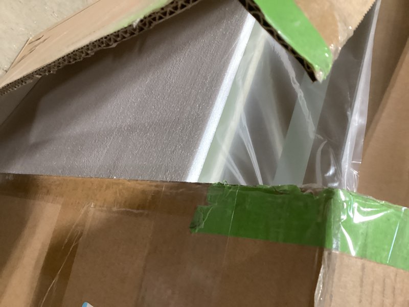 Condition photo showing item condition for TokeShimi 42x36 LED Mirror for Bathroom,Front Lit + Backlit Light Up Bathroom Mirror,Anti-Fog Lighted Mirrors,Dimmable 3 Colors,Memory Function,Tempered Glass,Waterproof,UL Listed 36"L x 42"W