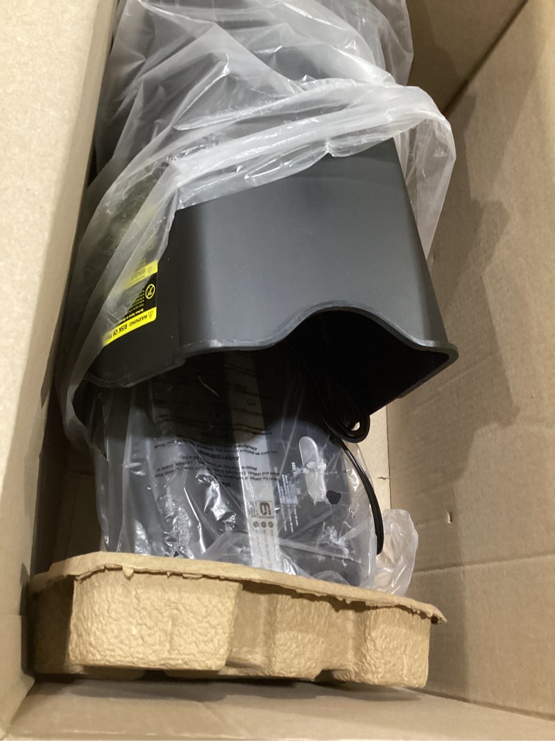 Condition photo showing As Is for Amazon Basics 6 Sheet Cross Cut Paper and Credit Card Home Office Shredder with 3.8 Gallon Bin, Black 6 Sheet Black, NOT TESTED
