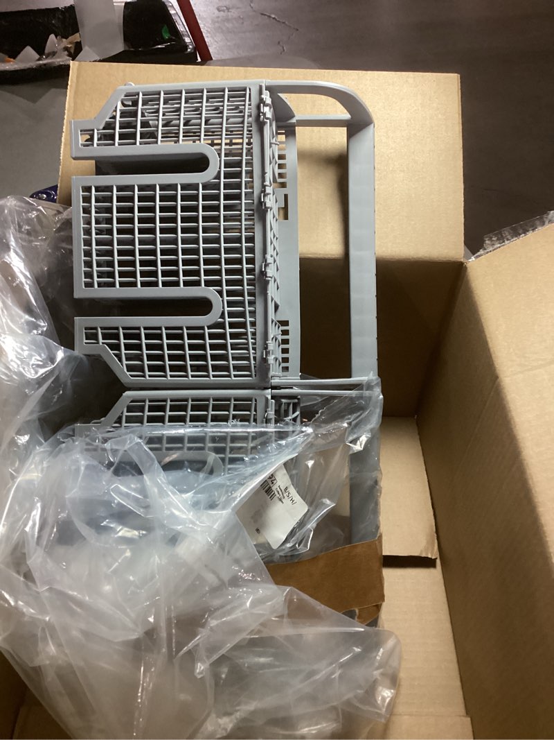 Condition photo showing As Is for bosch 00675794 genuine oem silverware basket (gray) for bosch dishwashers