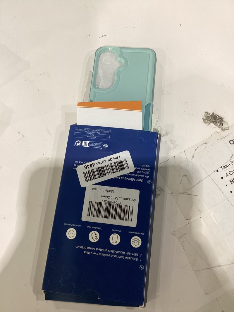 Condition photo showing Good Condition for for samsung galaxy s26 case with screen protector+camera lens cover,military grade heavy duty shockproof phone cover with wrist lanyard strap for samsung s26,mint green for galaxy s26 6.3" mint green
