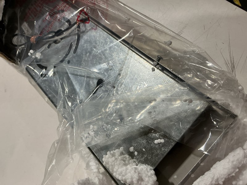 Condition photo showing As Is for Design House 500850 3-Light Vanity Strip Light Contemporary Dimmable for Bathroom, Bedroom, Makeup Vanity, Polished Chrome Polished Chrome 3 Lights