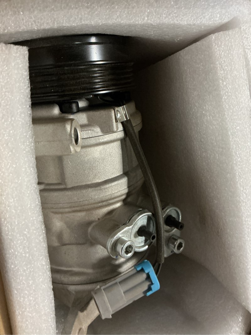 Condition photo showing Good Condition for ac compressor with clutch compatible with chevrolet, gmc silverado, suburban, sierra, avalanche, express, tahoe, yukon, escalade, and more replace co 29002c, 15036042, 15068853