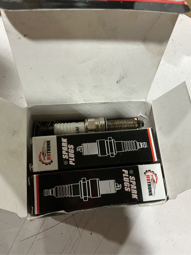 Condition photo showing As Is for iridium spark plugs 6 pack xp5701 compatible with chrysler 200 300 pacifica town country, dodge challenger charger durango grand caravan journey, ram 1500, jeep wrangler grand cherokee, bmw m3 m5 m6