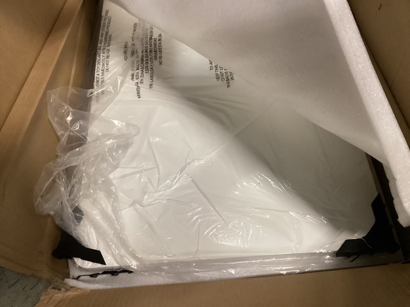 Condition photo showing Good Condition for Mobile Standing Desk with Wheels, Auto-Lifting Height Adjustable Sit Stand Workstation, Cordless Rolling Laptop Cart with Drawer, Small Computer Table for Home Office & Walking Pad, White