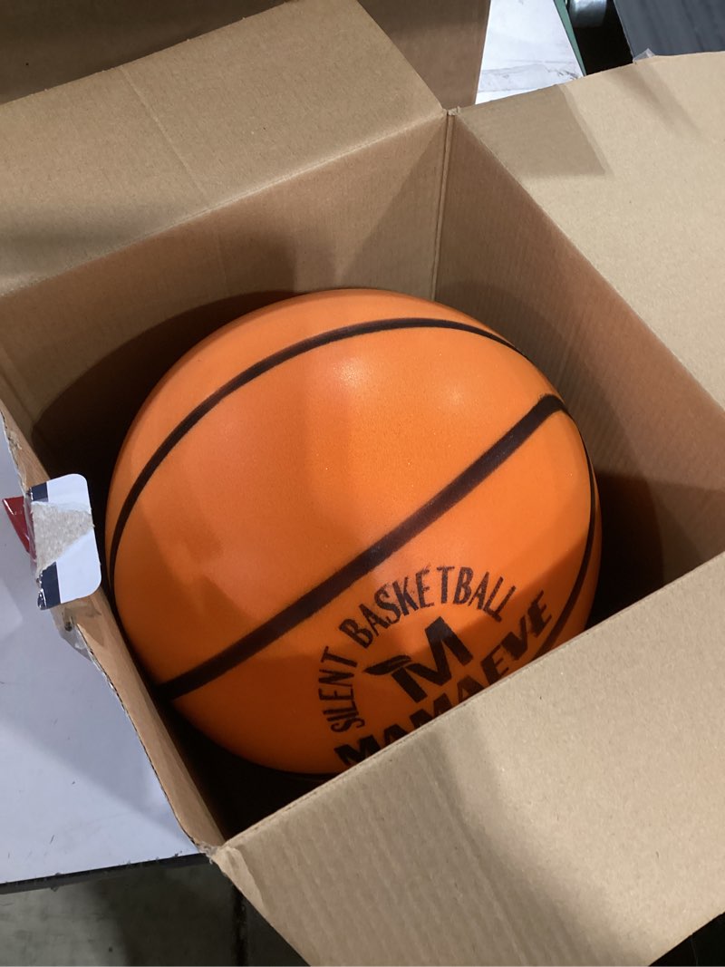 Condition photo showing Good Condition for Silent Basketball Size7, New Upgraded Weight 600g Grooved Airless Indoor Basketball, Non-derforming Package, Real Feel & Bounce Like Official Ball, Quiet Dribbling Indoor Training