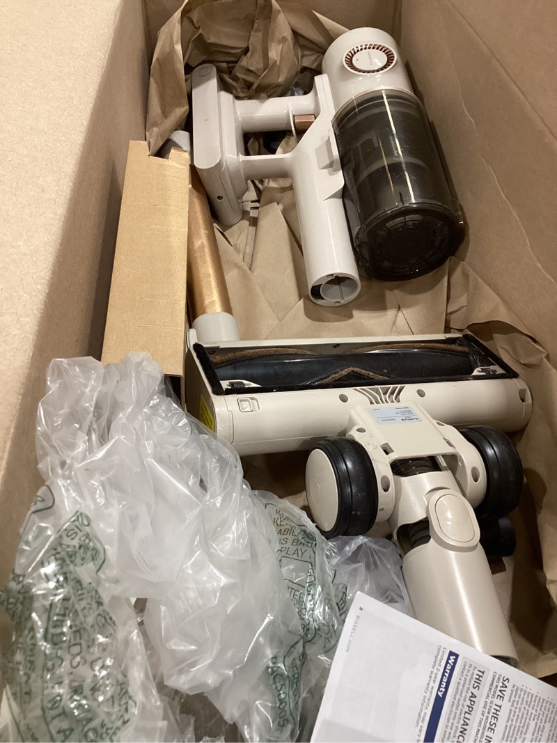 Condition photo showing As Is for cordless vacuum cleaner,80mins/50kpa/600w vacuum cleaners for home,stick vacuums with self-standing,touch screen,led headlights, anti-tangle,rechargeable,lightweight,for carpet,hard floor, pet hair