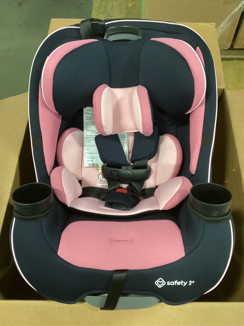 Condition photo showing As Is for Safety 1st Grow and Go All-in-One Slim Convertible Car Seat, Rear Facing, 5-40 lbs, Forward Facing (30–65 lbs), High Back Booster Seat 40-100 pounds, Vineyard Girl Vineyard Girl Original