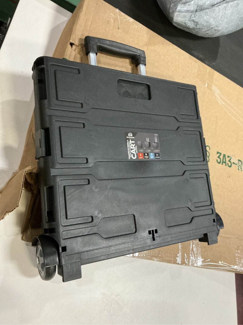 Condition photo showing Good Condition for Olympia Tools 85-010 Grand Pack-N-Roll Portable Tools Carrier with Telescopic Handle, 80 Lb. Load Capacity, Black