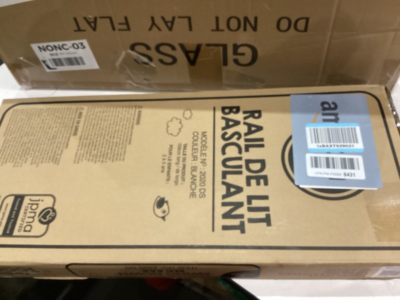 Condition photo showing Good Condition for Regalo Safety Swing Down Bed Rail Guard for Toddlers, Bed Safety Rail with Patented Gap Guard, Fits Twin, Full & Queen Mattress, White, Tested & Safe for 30 Years, American Designed, Family Owned 43 Inch