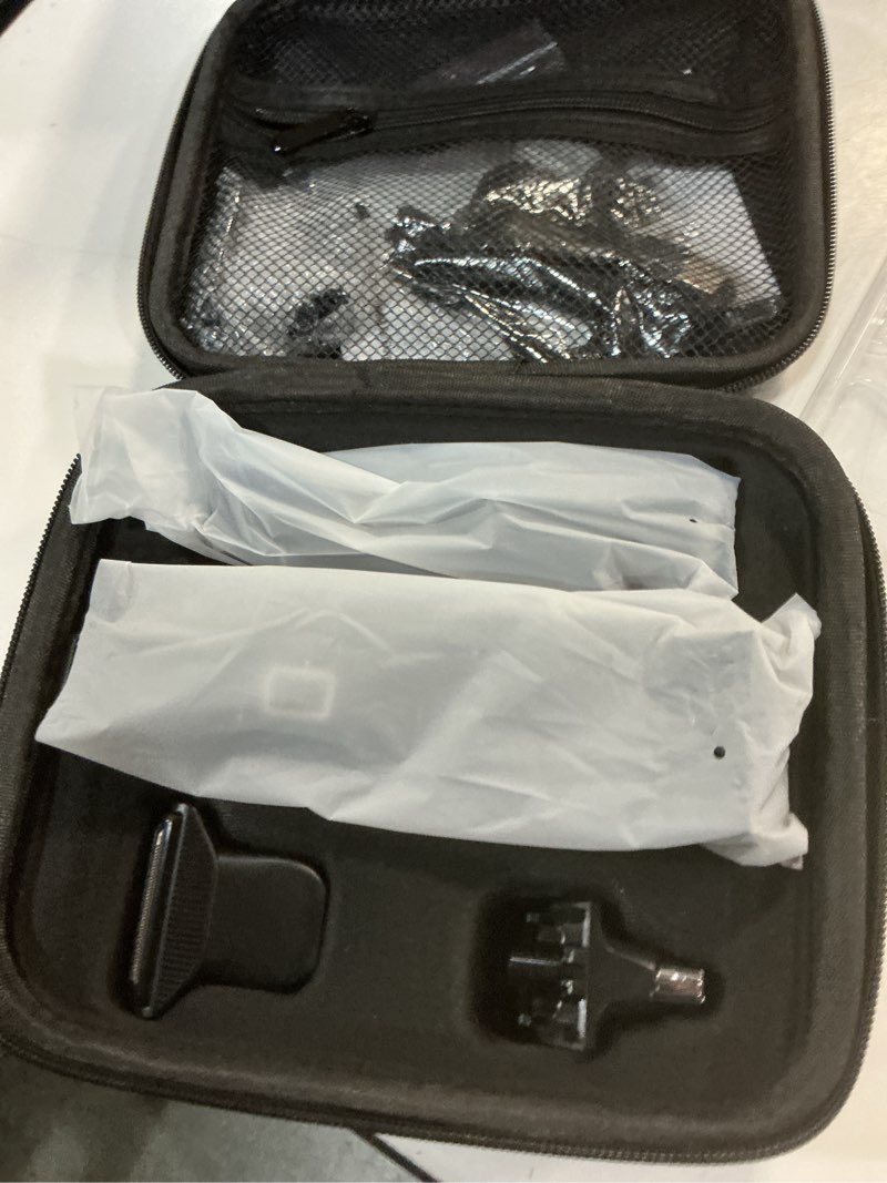 Condition photo showing New/Like New for beatslm manscape beard trimmer for men, groin & body hair trimmer, ball shaver, nose hair clippers, all-in-one ipx7 waterproof men's wet/dry groomer kit, rechargeable with travel case, led display tuxedo black