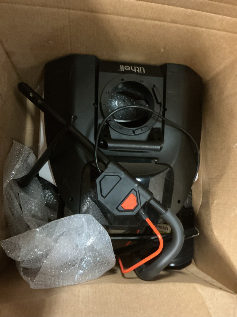 Condition photo showing As Is for Litheli 2X20V Cordless Snow Blower, 20 Inch Snow Thrower with 4.0Ah Battery, Electric Snow Blowers with LED Spotlight and Brushless Motor for Walkways and Driveways 2X20V U20 Battery