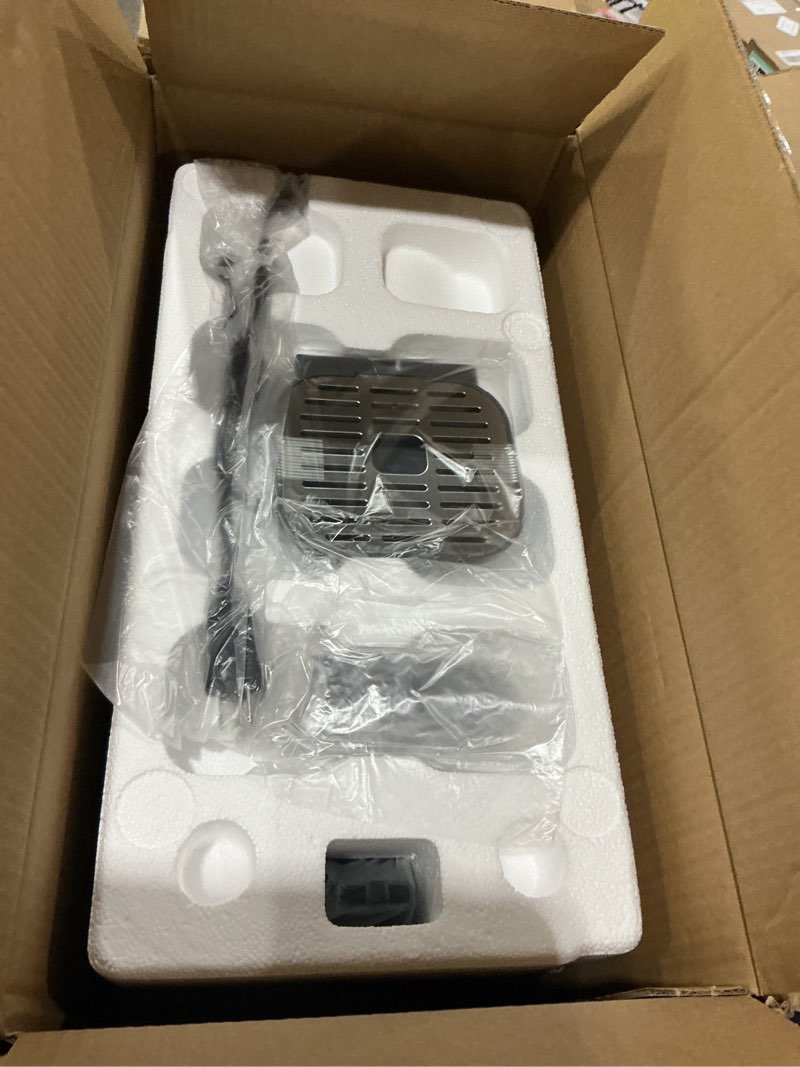 Condition photo showing New/Like New for slushie machine, no ice needed, inoviva 72 oz frozen drink maker for home with self-cleaning, 5 preset programs, frozen margaritas, frappés, milkshake, and more, (2025 version)