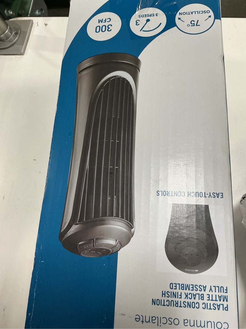 Condition photo showing As Is for utilitech 14in desk tower fan