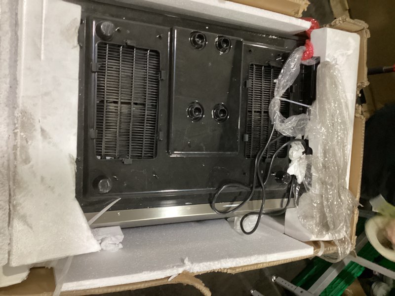 Condition photo showing As Is for VEVOR Refrigerated Display Case, 5 Cu.Ft./146L Countertop Pastry Display Case, 2-Tier Commercial Display Refrigerator with LED Lighting, TURBO Cooling, Frost-Free Air-Cooling, for Bakery