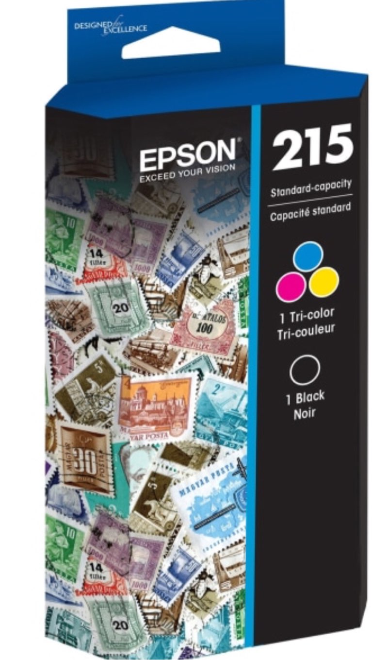 Epson - 215 2-Pack Standard Capacity Ink Cartridges - Black/Multicolor