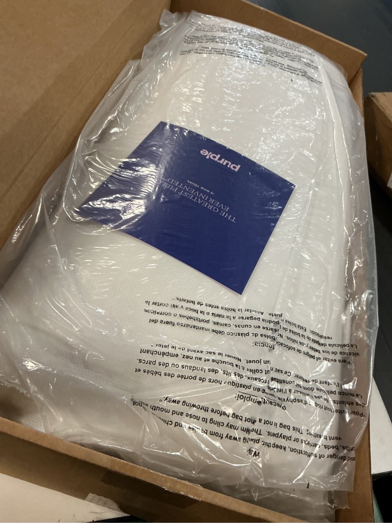 Condition photo showing Good Condition for purple harmony pillow – talalay latex foam cooling pillow for combo or side sleepers, 360º hex gelflex grid for no-pressure support and luxurious weightless feel - king, medium feel, med height king - medium