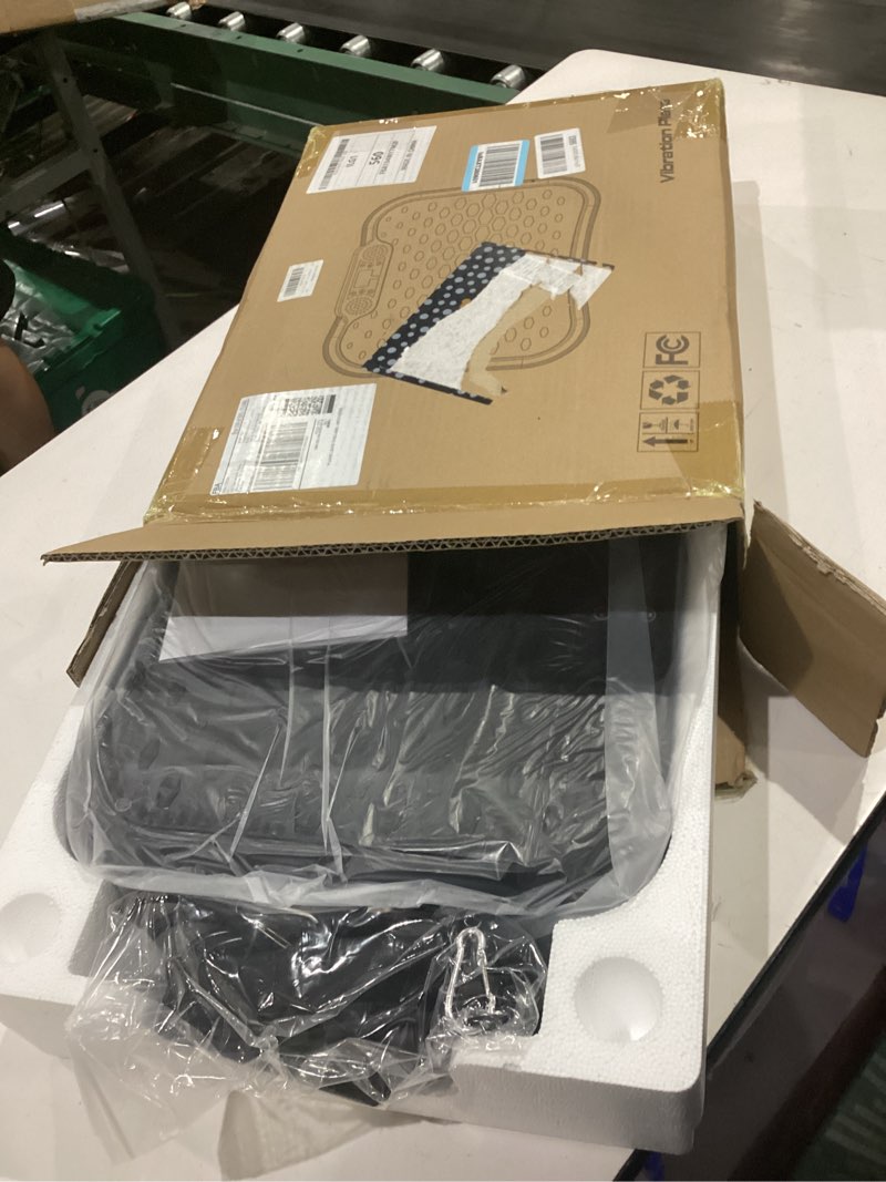 Condition photo showing New/Like New for vibration plate exercise machine,vibration plate for lymphatic drainage power vibration plate machine support 450 lbs 250 adjustable speeds,vibrating plate shake plate weight loss black