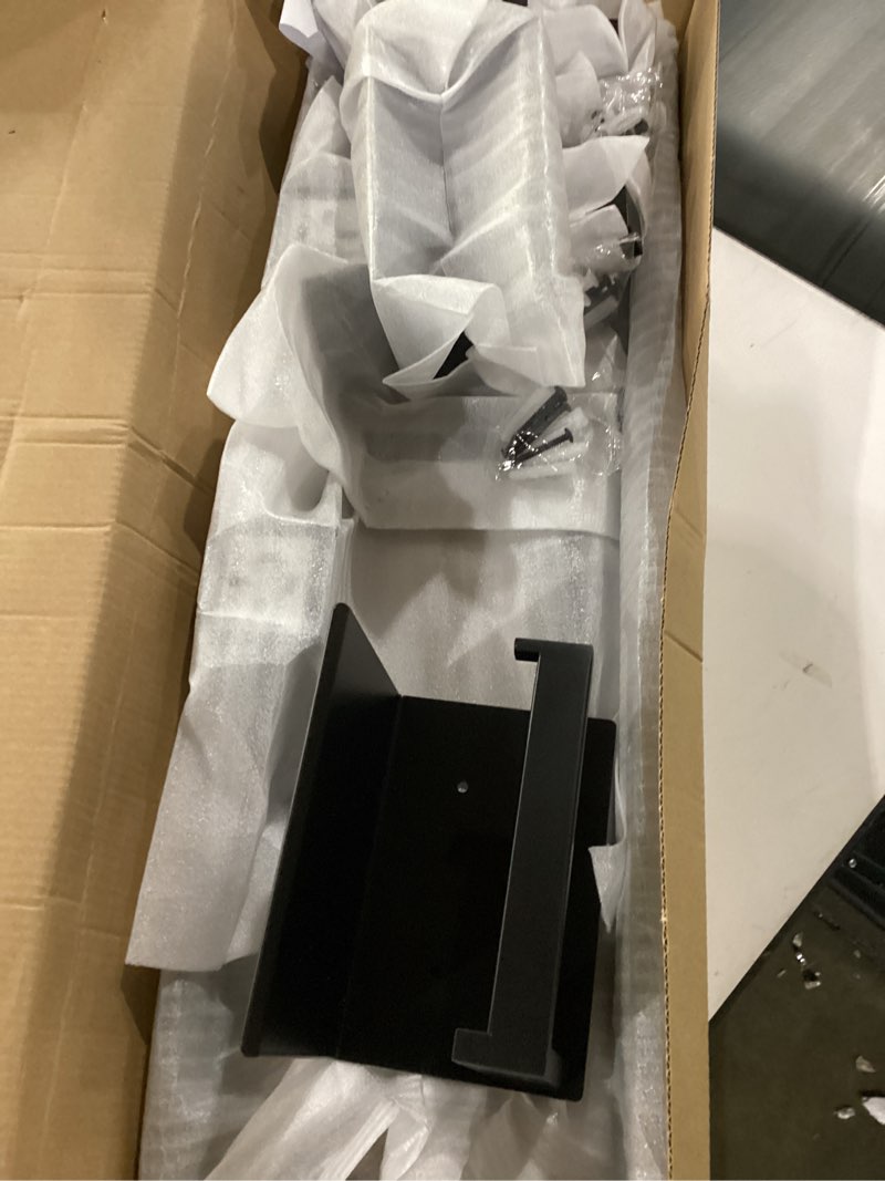 Condition photo showing New/Like New for 10-Piece Matte Black Bathroom Hardware Accessories Set, 24 inch Towel Bar, Stainless Steel Towel Racks for Bathroom, Bath Towel Bar Set Wall Mounted Matte Black 24 inch-10pcs