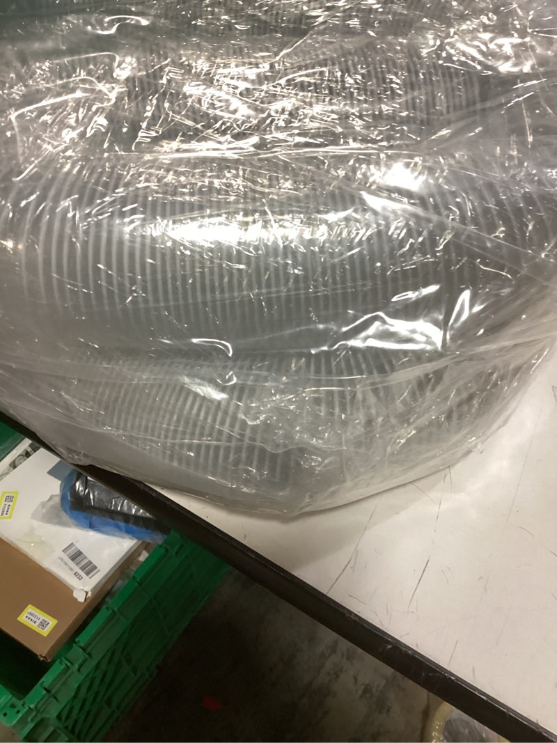 heavy pvc dust collection hose 2 1/2" x 20', puncture resistant pvc dust collection hose with carbon