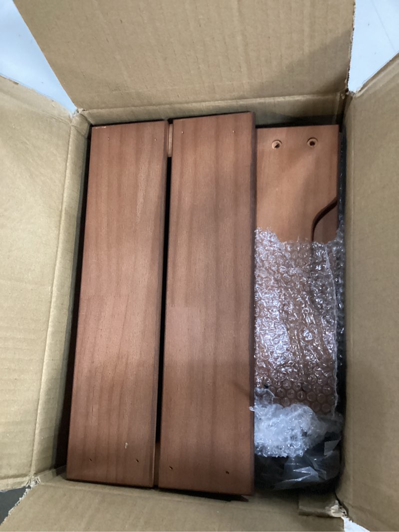 Condition photo showing Good Condition for small wooden box for home or office storage organization brown (set of 1