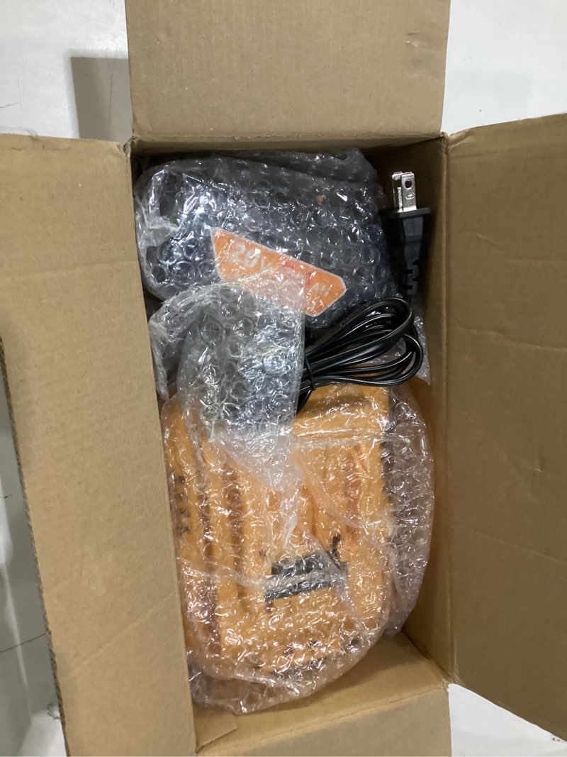 Condition photo showing New/Like New for 20v Max Battery Replacement for Dewalt Battery 5.0Ah with DCB112 Battery Charger Station for DCB200 DCB120 Yellow