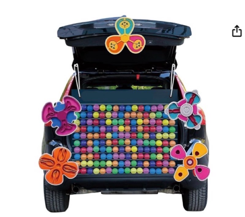 Halloween Trunk or Treat Car Decoration Kit for SUV Archway Garage Decor, Outdoor Entrance Window Decorations (Turtle)