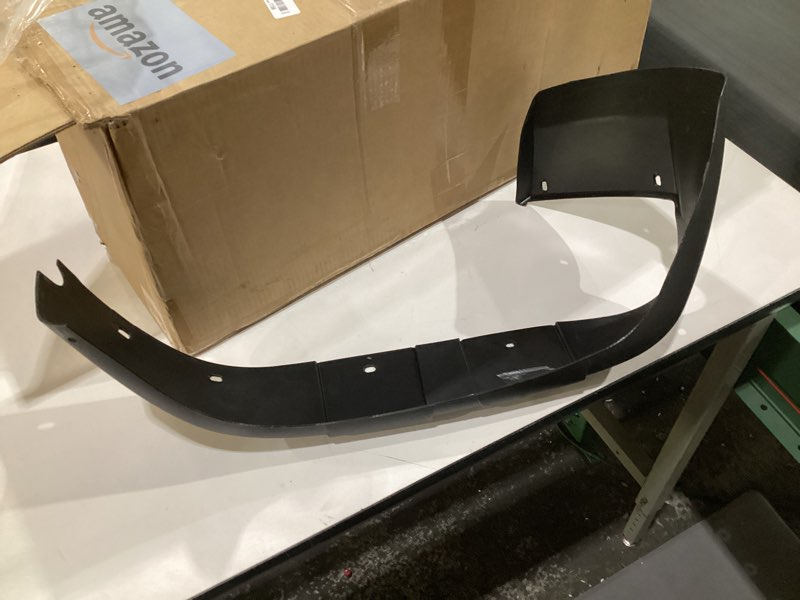 Condition photo showing As Is for Front Bumper Lower Grille Trim Molding  ,Middle & Driver&Passenger Side,3Pcs Front Lower Bumper Guard Replace For 5312233040/TO1044119,Gloss Black, SIMILAR TO STOCK PHOTOS, NOT EXACT 