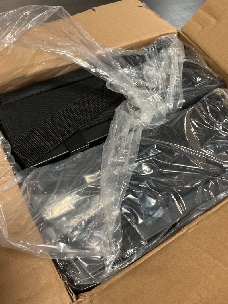Condition photo showing Good Condition for stadium seats with back support, portable bleacher seat with extra thick cushion, folding stadium chair with shoulder strap, removable cushion and storage pocket for sports events 2 pack - 3.15" thick,16.4"w x 11.4"d x 15.6"h dark black