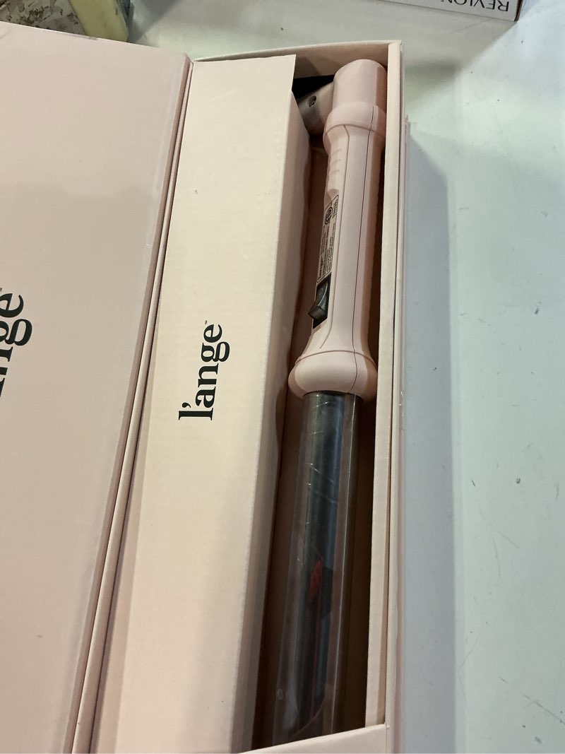 Condition photo showing As Is for l'ange hair ondulé ceramic curling wand | salon hair styling wands for beach waves