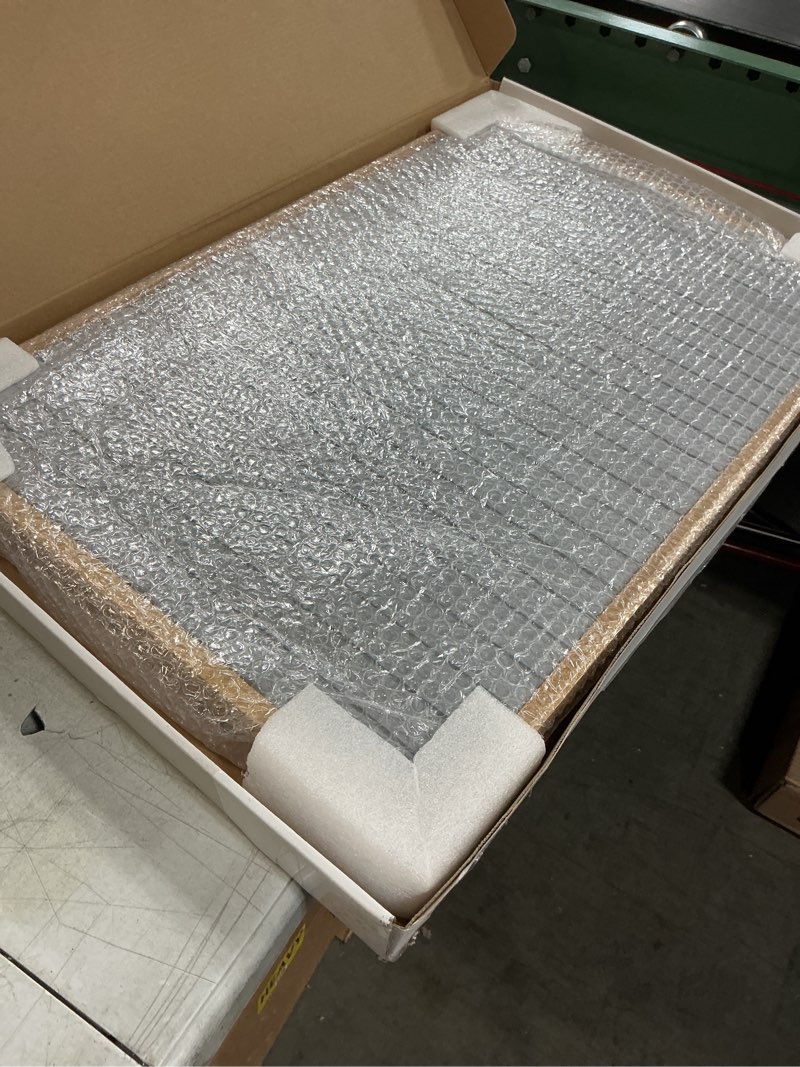 Condition photo showing New/Like New for Stone Bath Mat with Bamboo Trim - Quick-Dry Diatomaceous Earth Shower Mat | Super Absorbent, Non-Sli