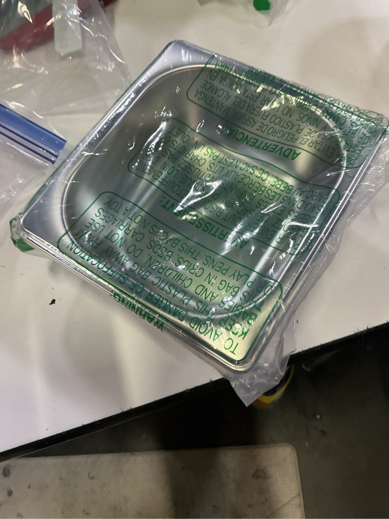 Condition photo showing Good Condition for sheutsan 6 pcs 1/6 size steam table pan, 2.5 inch deep metal pan small stainless for hotel restaurant buffets party medium
