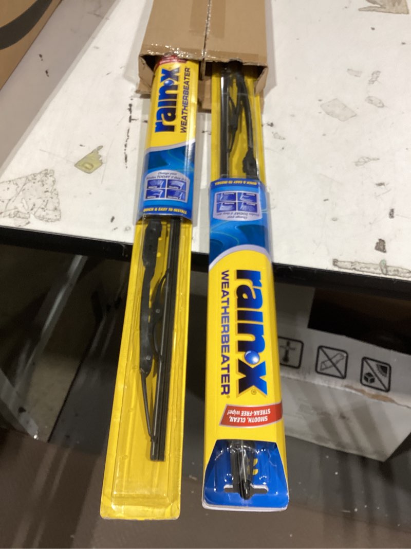 Condition photo showing Good Condition for rain-x 820147 weatherbeater wiper blades, 26" and 16" windshield wipers (pack of 2), automotive replacement windshield wiper blades that meet or exceed oem quality and durability standards