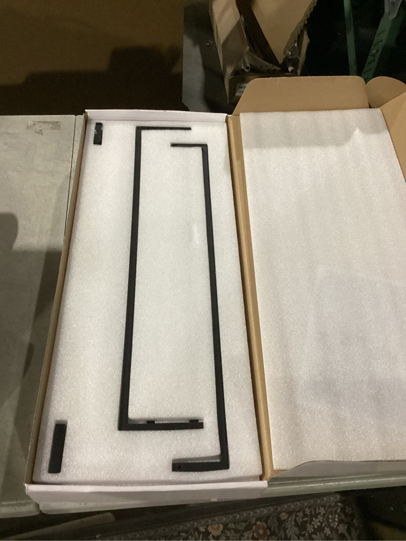 Condition photo showing Good Condition for Alise 16 Inch Towel Racks for Bathroom, Towel Rack Wall Mounted with Double Towel Bars, SUS 304 Stainless Steel Towel Shelf, Heavy Duty Hand Towel Holder(Matte Black) Black Rectangular 16-Inch